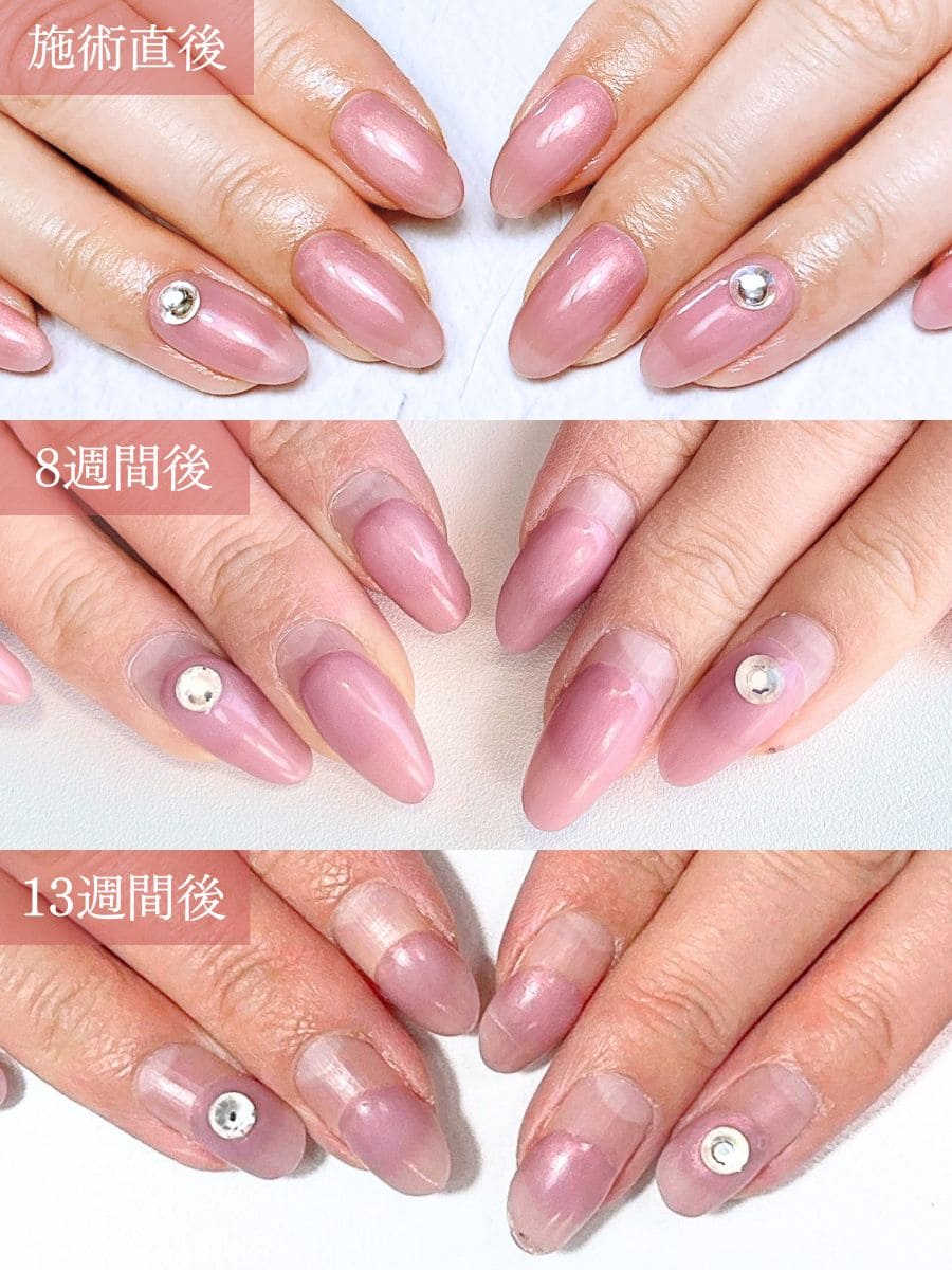 小平市ネイルサロン hinadeco nail の8週間長持ちジェルネイル施術風景