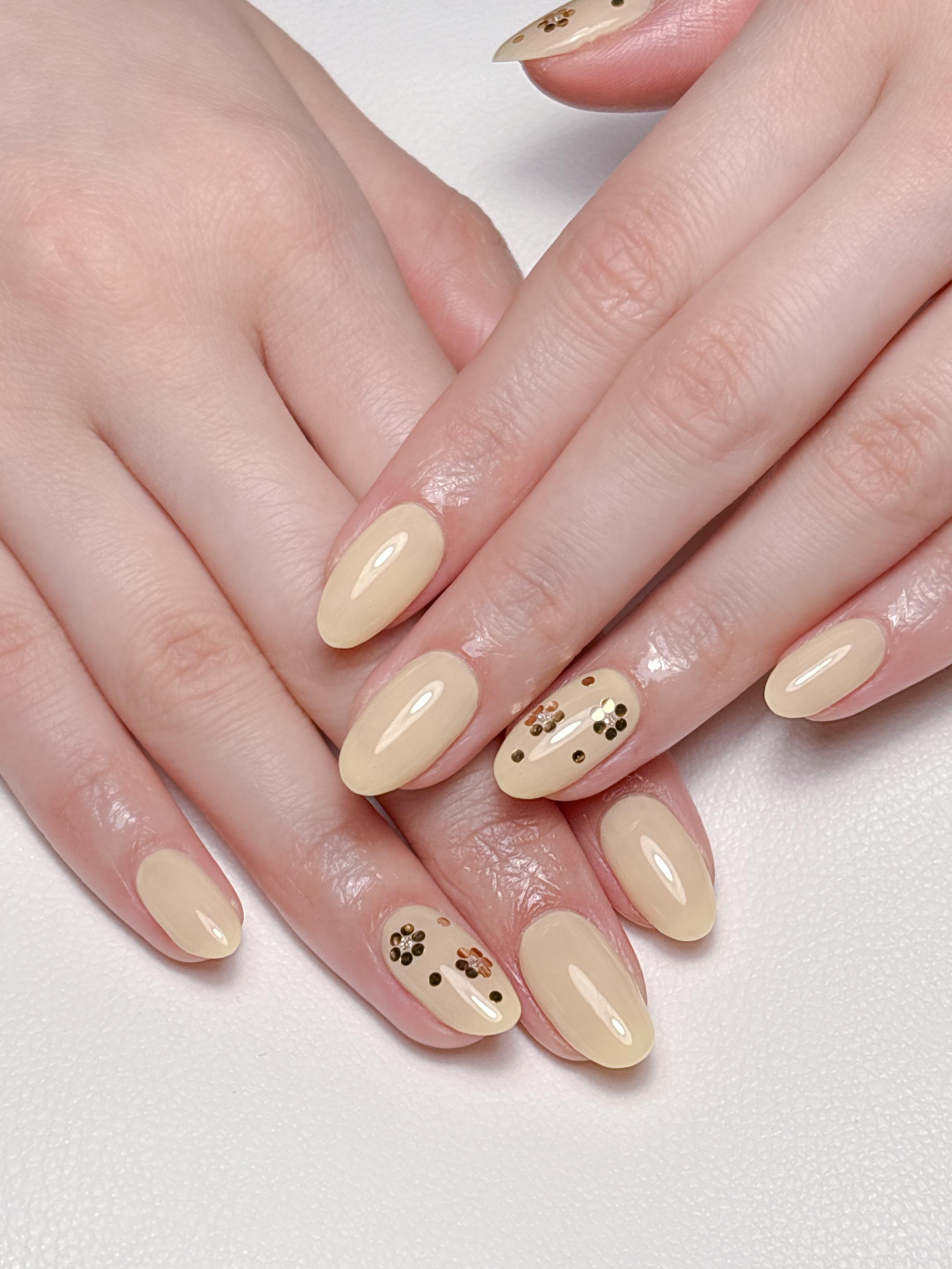 小平市 hinadeco nail お客様の声3 M.A様 22歳のネイル仕上がり